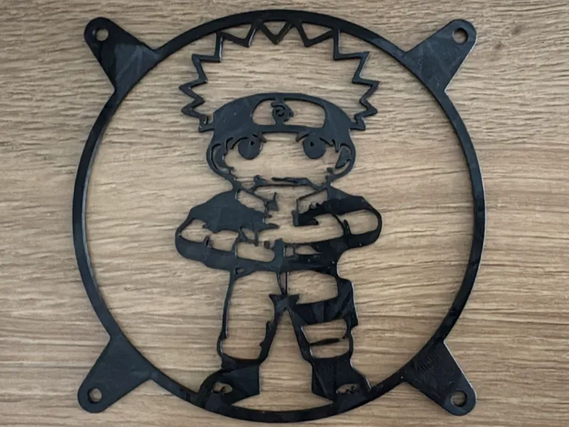 Naruto 120mm FAN Mod / Naruto Lüfter Mod Comic Art