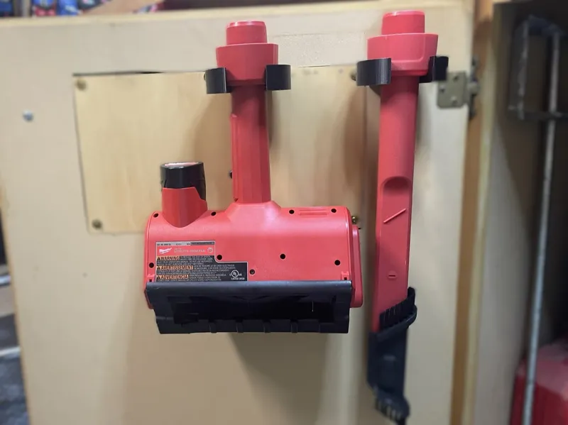 Milwaukee Vacuum Power Nozzle wall mount holder