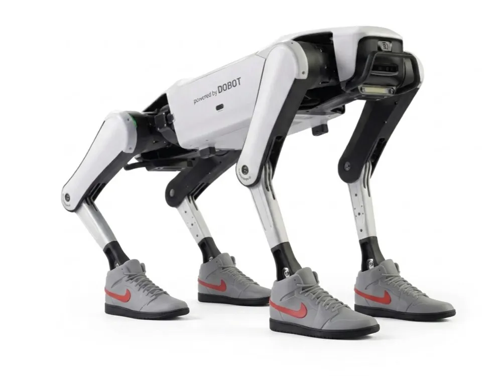 Modelo para impresión 3D: Roboter Hund X1 Schuhe Nike Air Jordan. Referencia del modelo original.