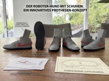 Modelo para impresión 3D: Roboter Hund X1 Schuhe Nike Air Jordan — vista de referencia 4