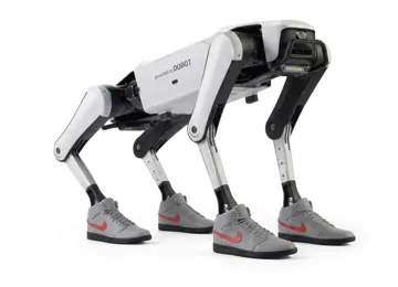 Modelo para impresión 3D: Roboter Hund X1 Schuhe Nike Air Jordan — vista de referencia 3
