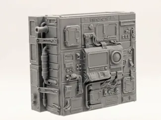 Sci-Fi diorama- Computing Infrastructure Center