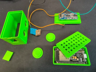 ESP32 Dev Kit C DHT11 and HC-SR04 Case