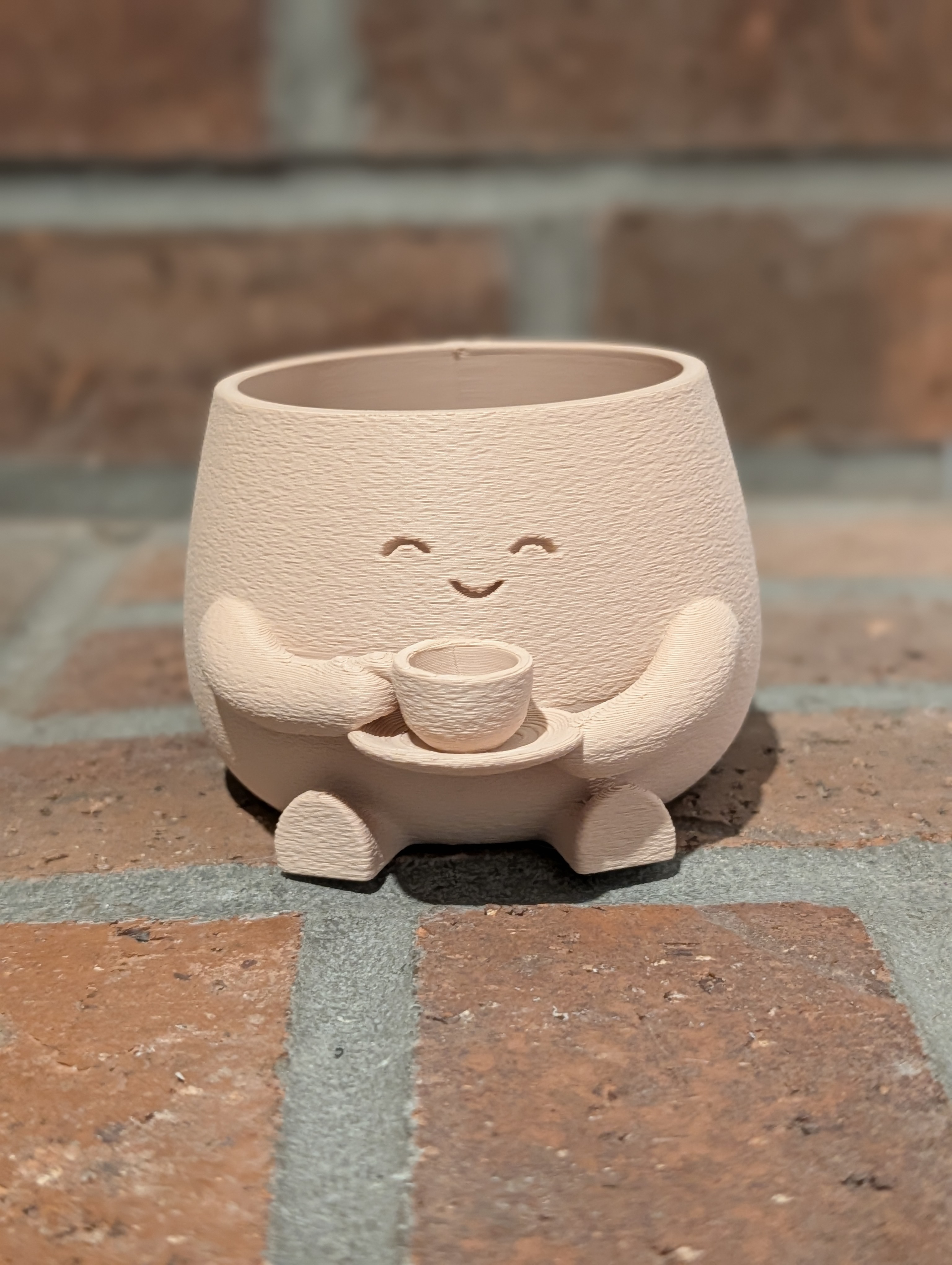Miniatura 2 do modelo 3D "Barista Buddy" - Cute Planter 