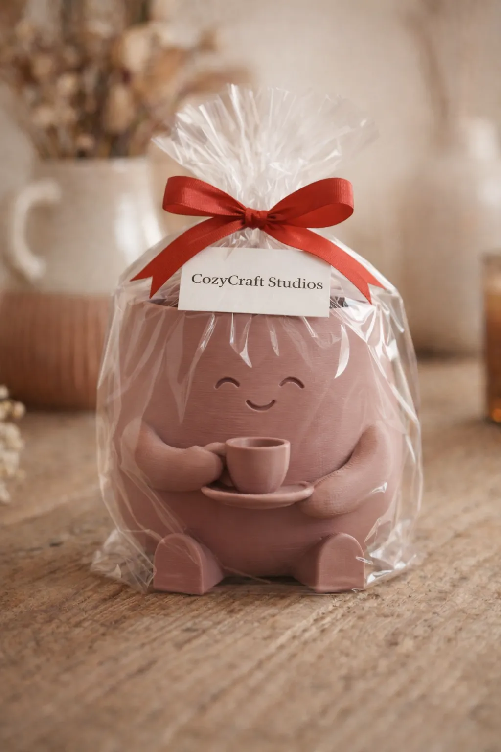 "Barista Buddy" - Cute Planter view 2