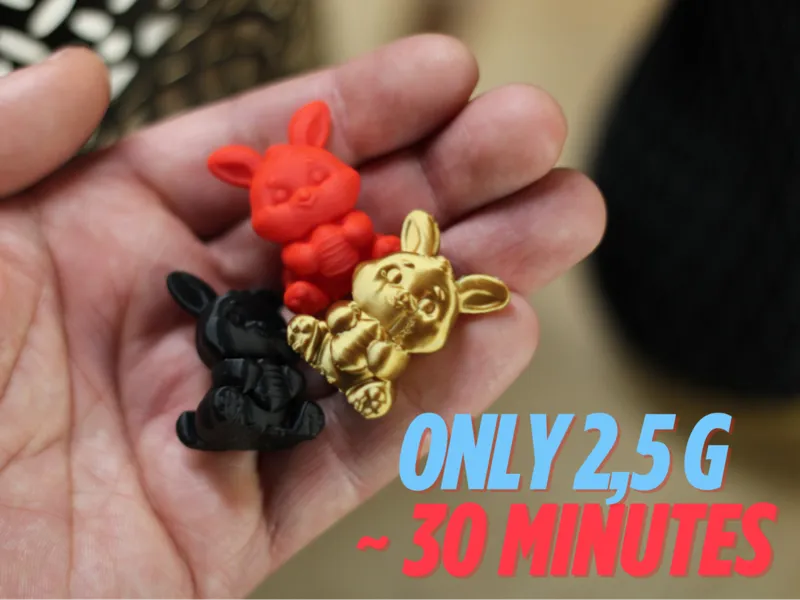 Chubs Bunny only 2,5g, no Support, ~30 Minutes