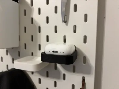 AirPods 4 IKEA Skadis pegboard Holder/Shelf