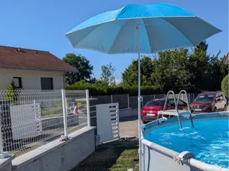 Sunshade holder for Intex, Bestway pool (& others)