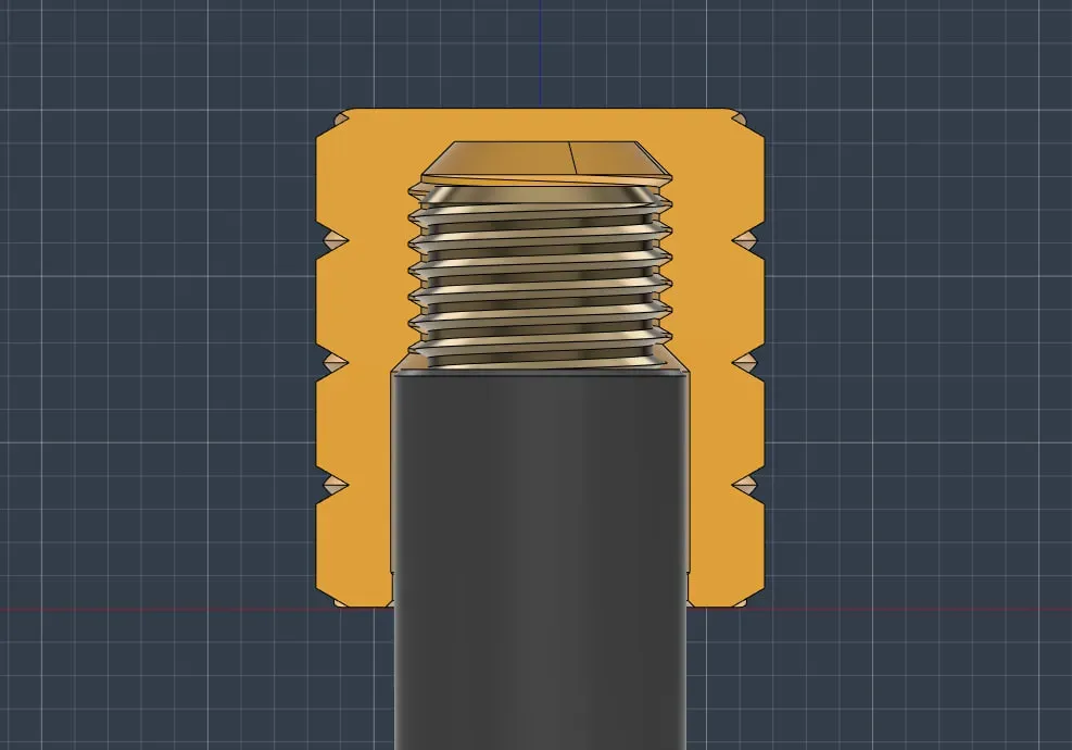 Threaded Tire Valve Cap view 2