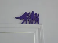 Trio K-Pop chasseurs de démons – déco pour cadre de porte — photo 1