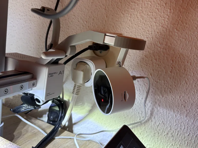 TP-Link Tapo C125 Mount for A1 + Cable guide