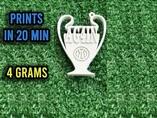 Keychain Inter Milan Champions League Winner 