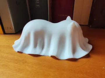 Adorno temático: Halloween ghost cat — vista de referencia 3
