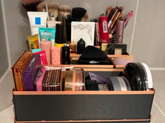 Bathroom Makeup organizer Gridfinity inspired