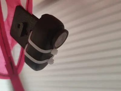 Action camera expansion compartment kite clip