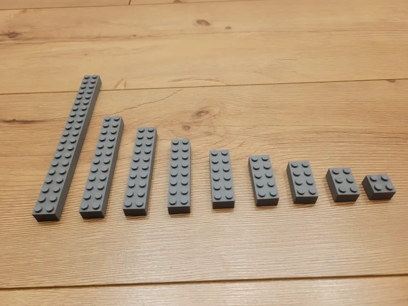 Legos-compatible Brick Collection (2xN)