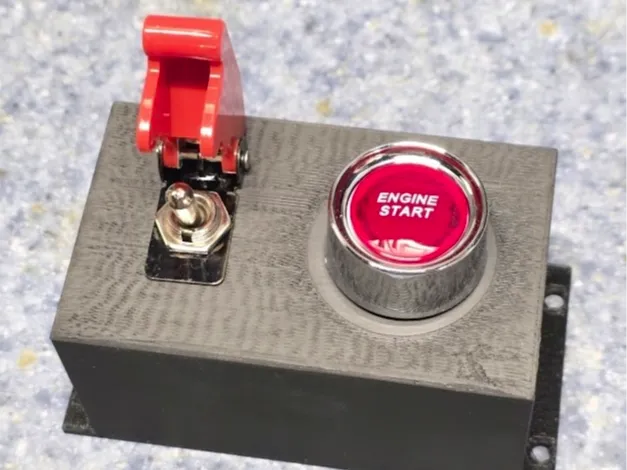 Button Box Start Stop Sim Racing - remixed