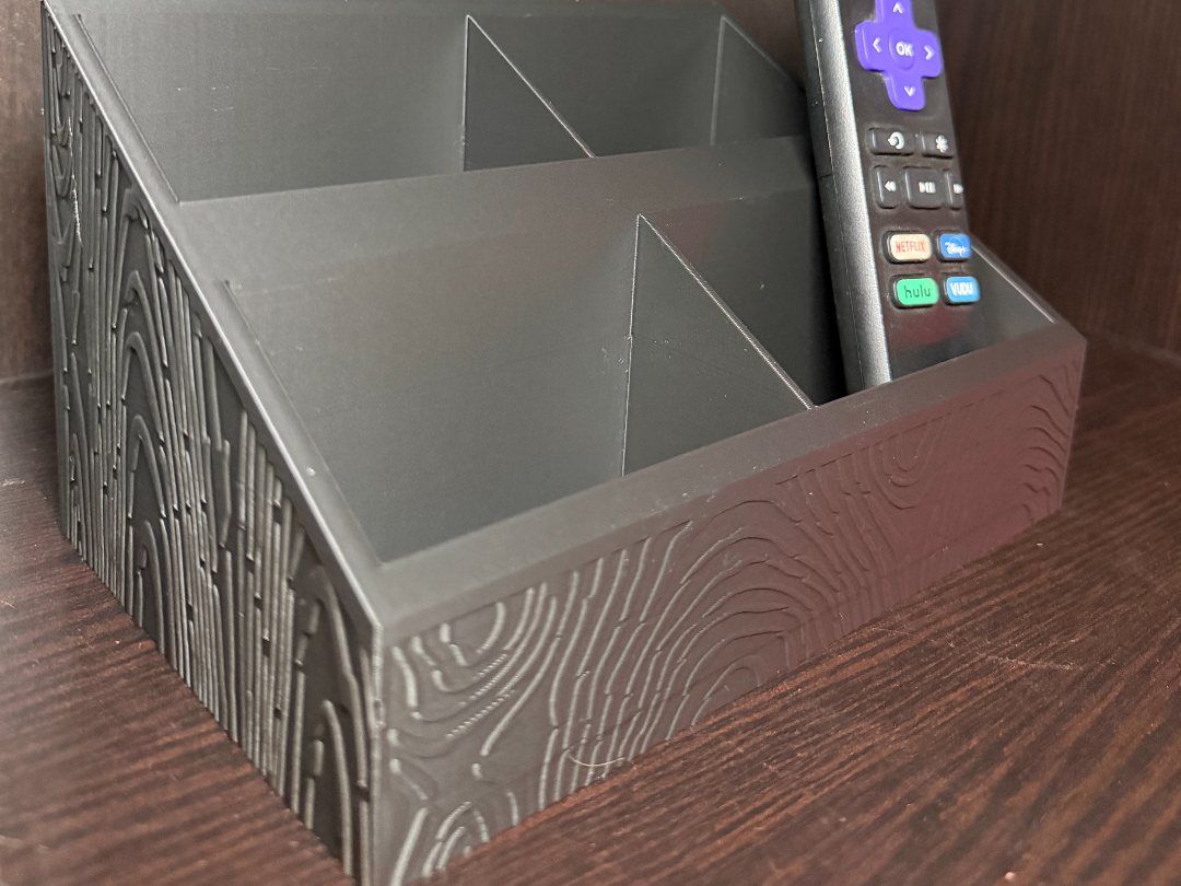 Wood Grain Desk Organizer