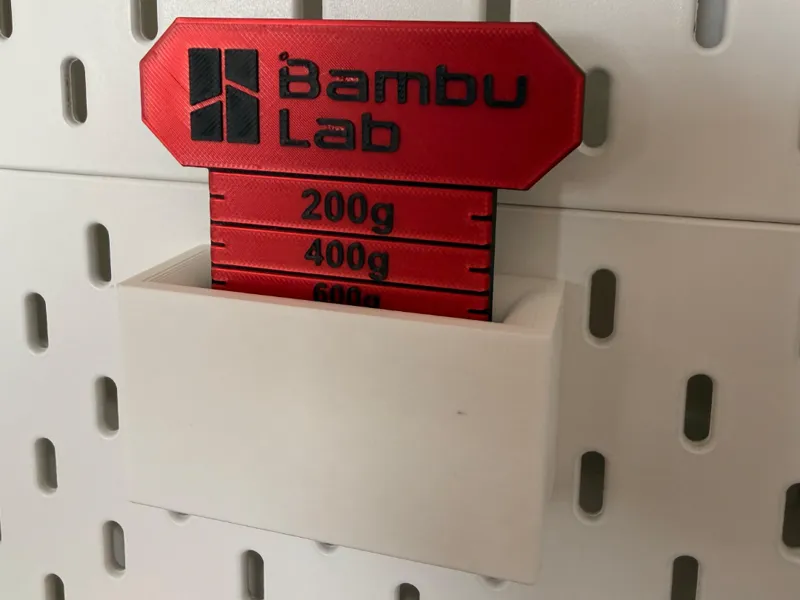 Skadis Halterung für Bambulabspulenmesslehre