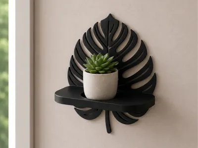Monstera Mini Wall Shelf