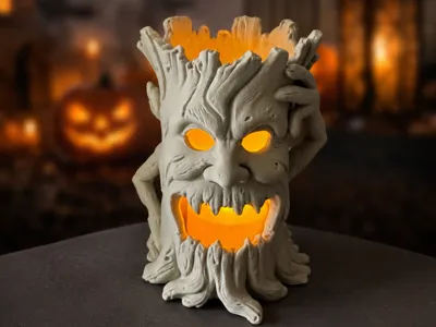 Halloween Log for Tealight