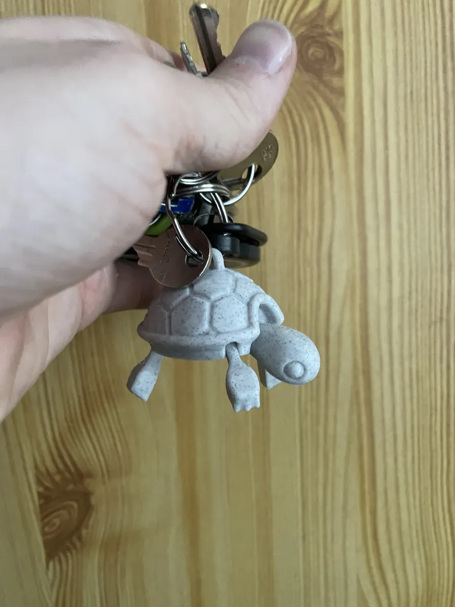 Cutie Baby Turtle - keychain Remixed by soukup273 MakerWorld: Download Free 3D Models - 3D model önizlemesi