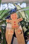 1x Gingerbread Man, A1 Mini or larger, PLA, 0.20 mm layer, 2 walls, 15% infill, ironing