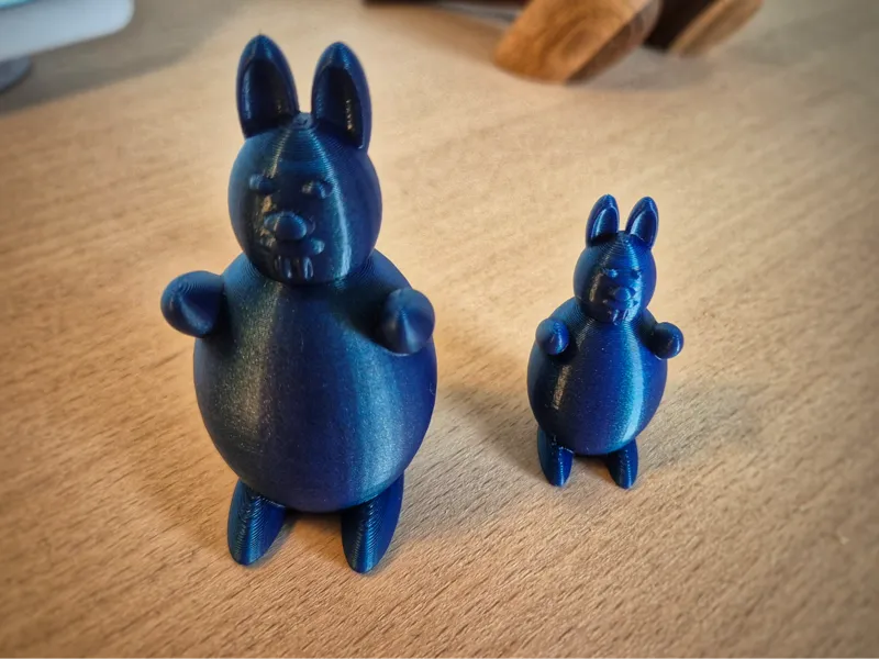 The balloon Easter Bunny