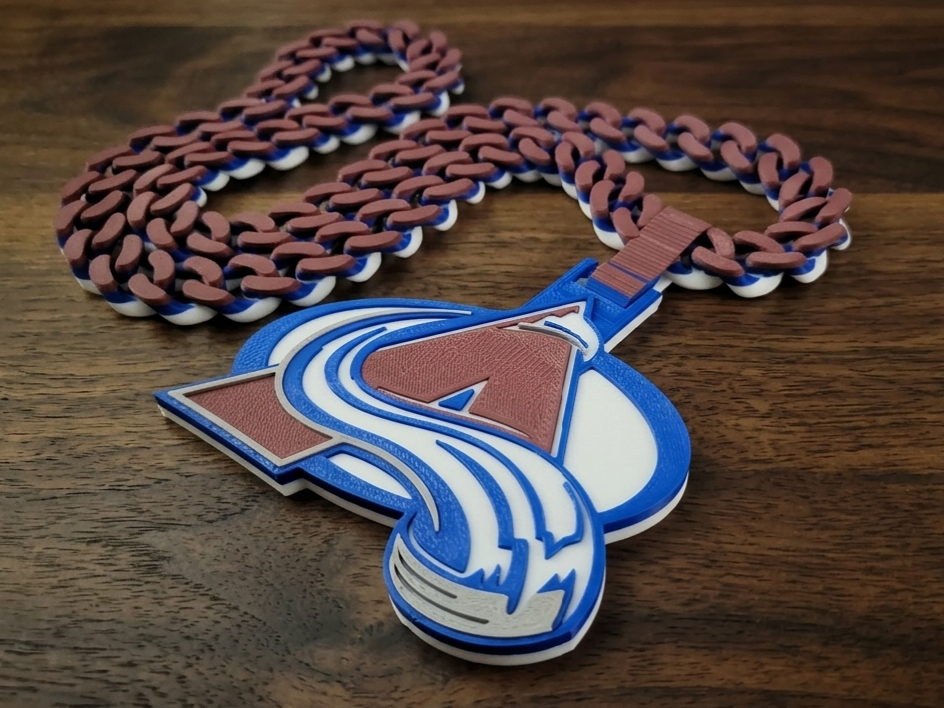 Colorado Avalanche Cuban Hype Chain