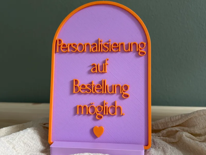 personalisierung auf Bestellung Marktstand Verkauf