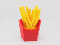 French Fries Vortex Spiral Fidget Multi-Color No AMS