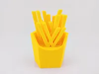 French Fries Vortex Spiral Fidget Single-Color