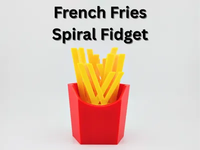 French Fries Vortex Spiral Fidget