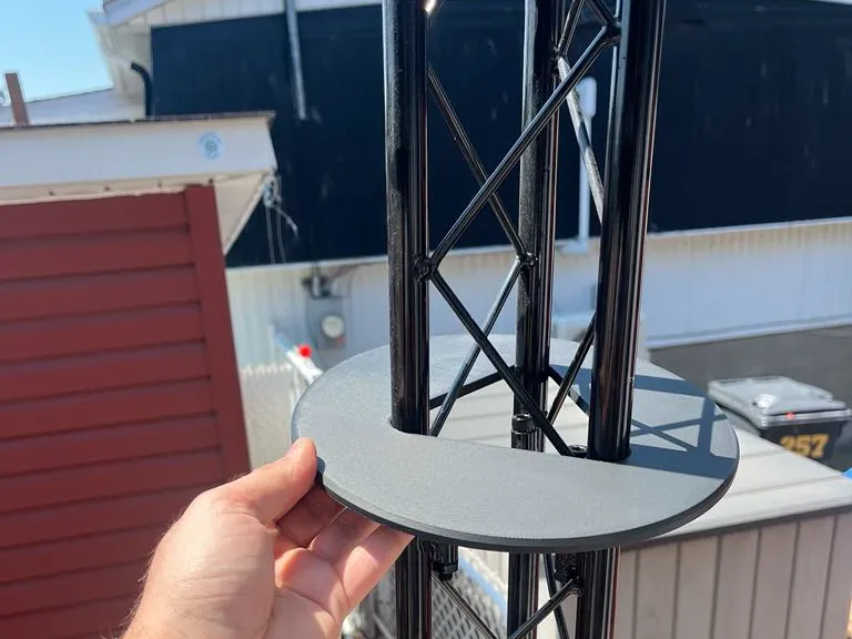 pylex clothline post base cover 