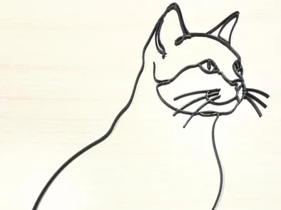 Cat Line Art By ClemiX