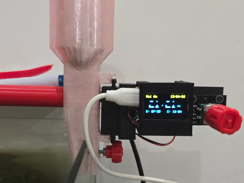 ESP 32C3 automatic Fish Feeder