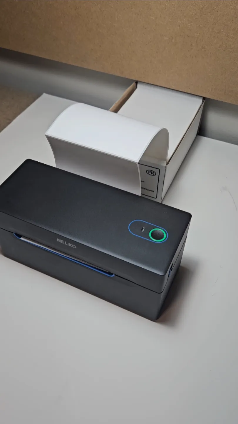 Fanfold Shipping labels 6x4 printer stand by MY3DLAB MakerWorld