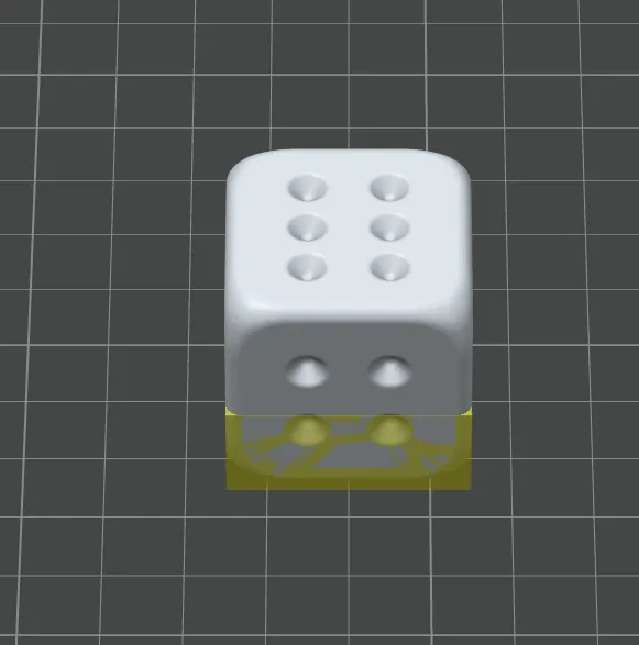 Miniatura 2 do modelo 3D 作弊骰子