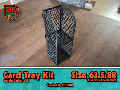 Card draw/discard tray kit Double Decker XXL