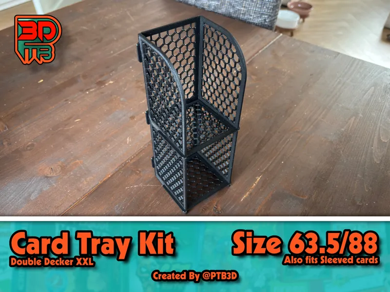 Card draw/discard tray kit Double Decker XXL