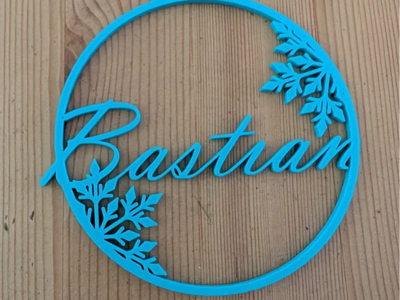 Boule de Noël personnalisé "Bastian"