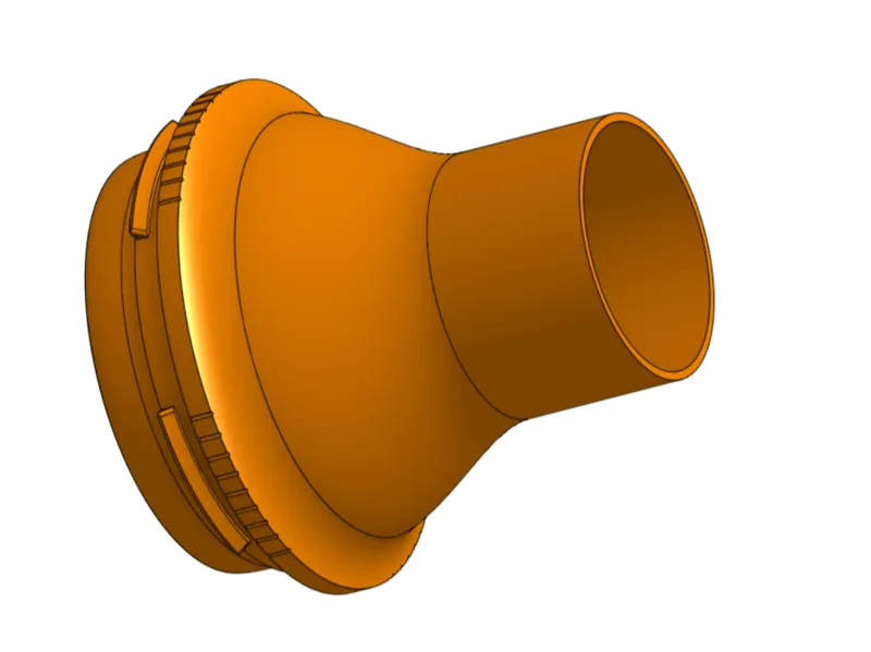 Clasp Dust Collection 60mm to 100mm Hose Adaptor