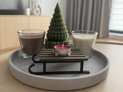 Sleigh Candle Holder