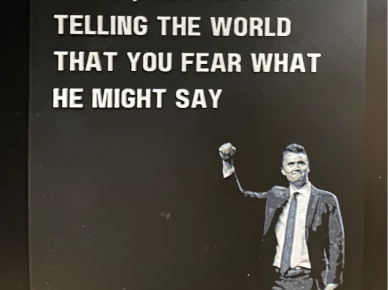 Charlie Kirk HueForge