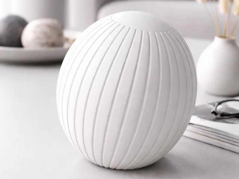 Modern Ribbed Egg Minimalist Easter Decor