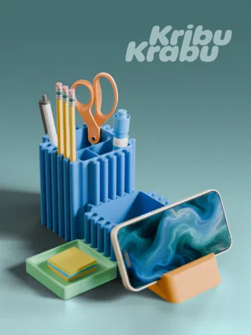 Organizador: Modular Destop Organizer "Kribu-Krabu" — vista de referencia 2