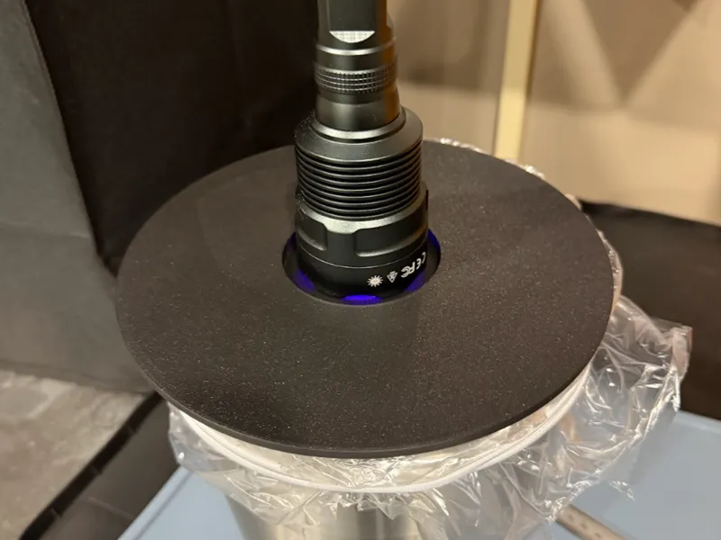 Resin Trash Can Curing Lid