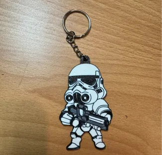 star wars storm trooper keychain