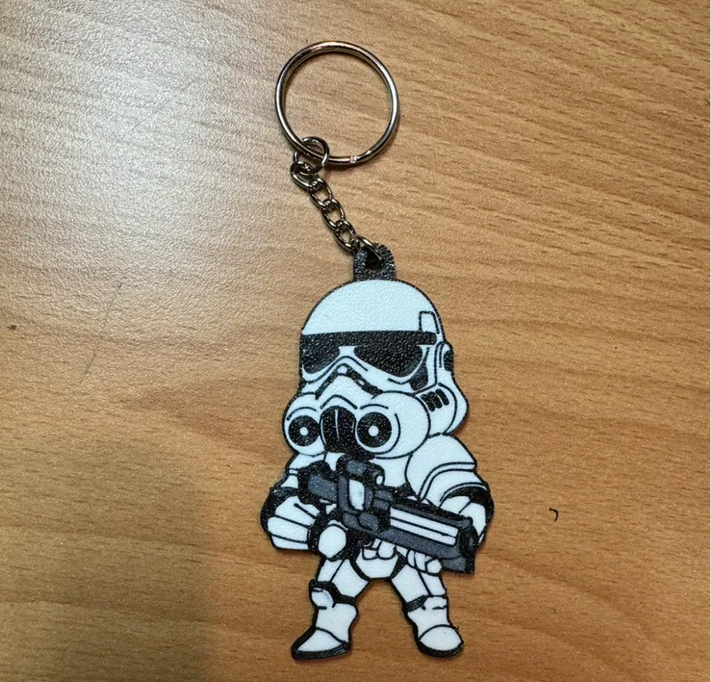 star wars storm trooper keychain