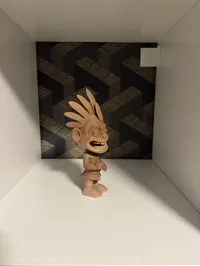 Statuette tiki texturée — photo 3